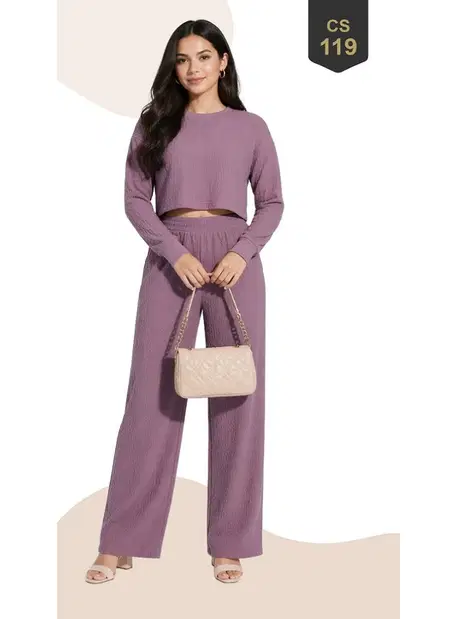 Tew Lucy Lycra Polyester Top And Trousers Collections
